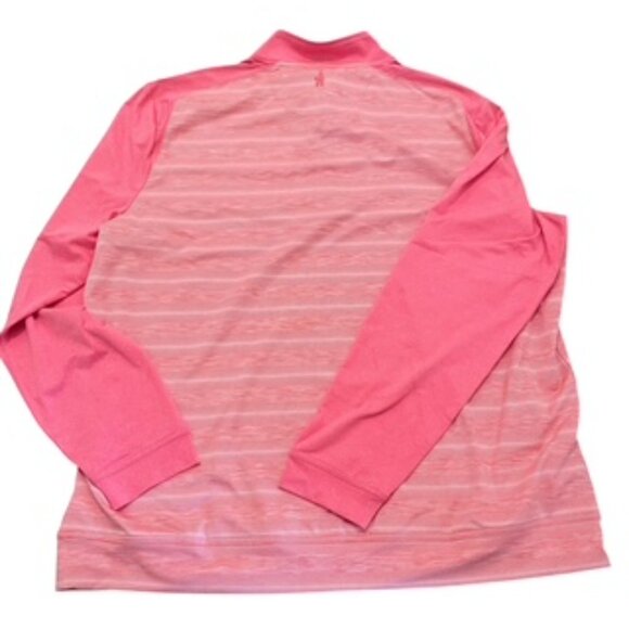 NEW Johnnie-O Men’s XL 1/4 Zip Prep-performance Coral Golf‎ Sweater NWT - Picture 5 of 12